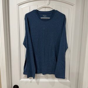 UNTUCKit Men's Blue Long Sleeve Tee